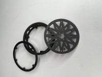 Carbon Fiber Outlaw Wheel Faces and Rings